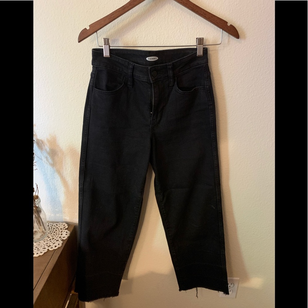 wide leg cropped jeans